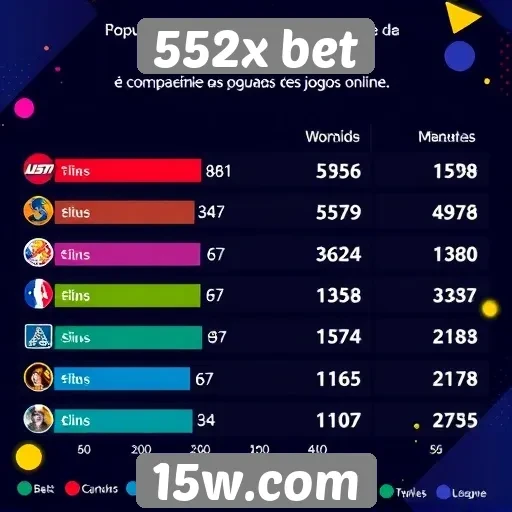 Estatísticas de popularidade da 552x bet entre jogadores